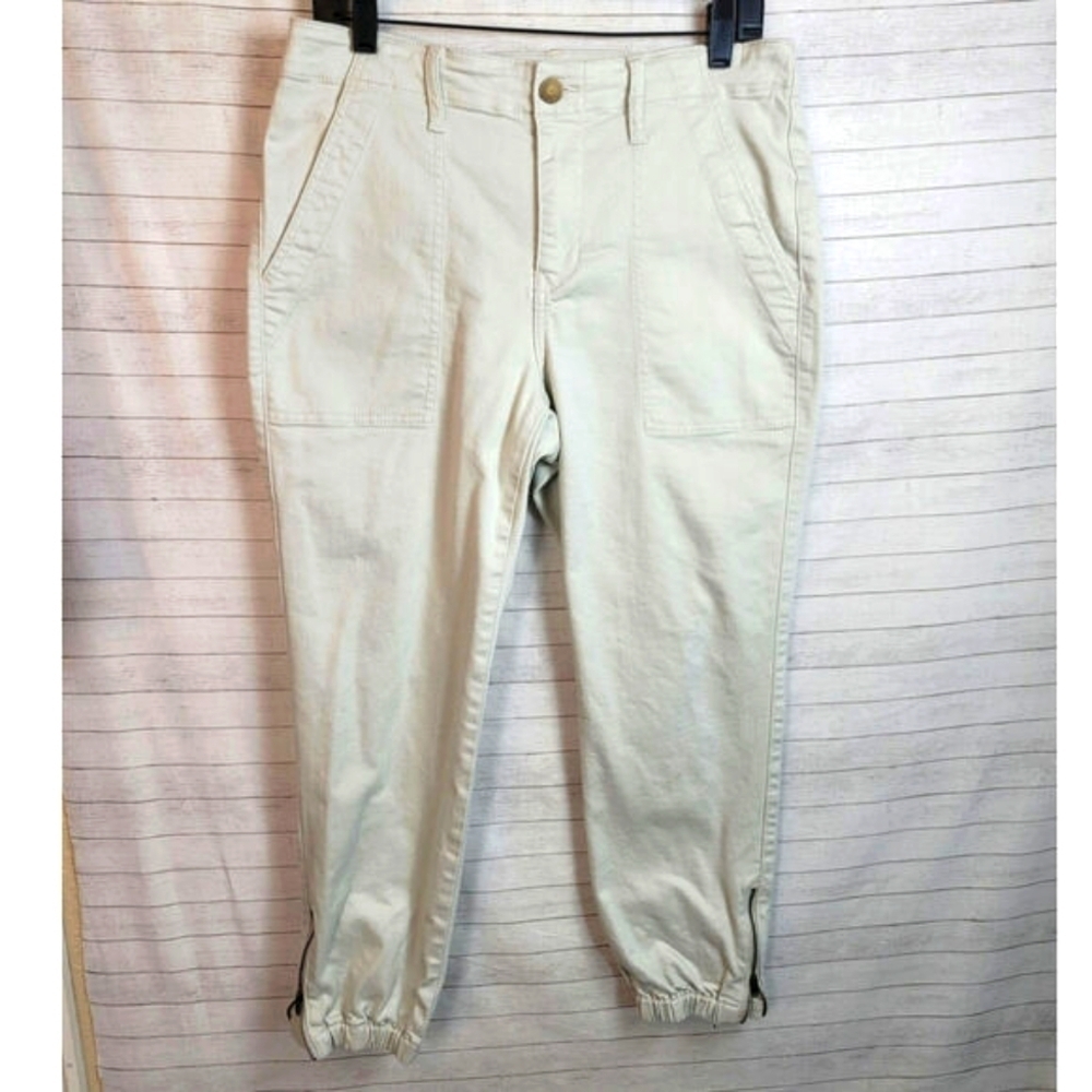 Cabi Compass Jogger Pants in Oyster, sz 8